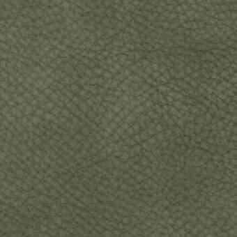 Olive-green leather texture with irregular grain, matte finish, and pebbled surface; close-up material sample, arketipo pelle b 110030003118.