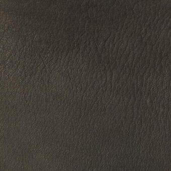 Dark gray leather texture with a pebbled grain, matte finish, and dense weave; label reads “arketipo > leather > pelle b > 110030003152”.