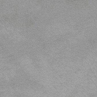 Gray leather texture with a matte finish and granular weave, displaying a consistent, subtly dense grain and soft, velvety appearance.