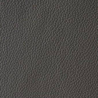 Dark gray leather texture, densely pebbled grain, matte finish, natural material, subtle shading, Arketipo Pelle First sample 110030004111.