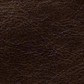 Arketipo leather texture, dark brown “pelle leonardo” (110030001008), dense wrinkled surface with matte finish and tonal variations.