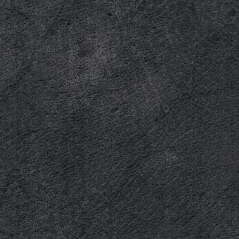 Dark gray leather texture with granular, mottled surface and subtle scratches, appearing matte and durable; Arketipo Pelle Plus 110030004039.