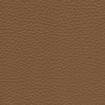 Brown leather texture with pebble grain pattern, displaying tonal variations and a matte finish, suitable for upholstery applications.