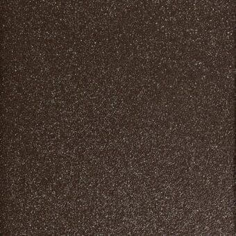 Micaceous brown metal texture displaying a dense, granular surface with a consistent speckled pattern and subtle metallic shimmer.