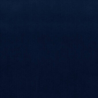 Deep blue fabric sample with a fine, even weave and matte finish, displayed against a neutral backdrop emphasizing texture and consistent coloration.