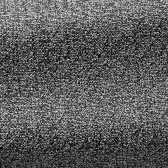 Belmondo fabric, grey on black, dense twill weave with subtle gradient and textured nubby finish; model bm 29.