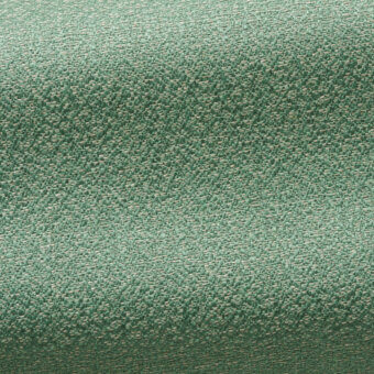 Woven fabric sample, sage green color, dense texture with vertical grain and matte finish; slight tonal gradient.