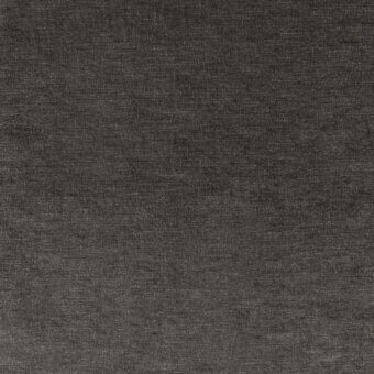 Belmondo fabric sample, muted gray, dense woven texture with granular quality; label details “fabric (cat. e)” in “shades of gray” code bm 75.