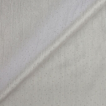 Grey ribbed fabric swatch against white, showing diagonal fold and raw edge; “belmondo bm 23” text label visible at bottom.