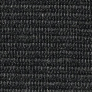 Charcoal gray ribbed fabric texture with horizontal linear pattern, matte finish, and printed label “bellavista > fabrics > cat a > 2009 22 29”.