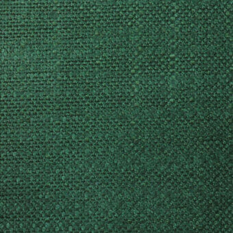 Green textured fabric sample with granular surface, horizontal weave, and “bellavista” label; studio shot displaying material characteristics.