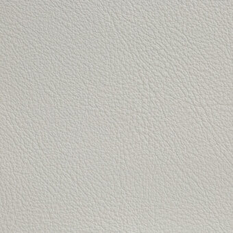 Light gray leather texture sample with a pebbled grain, matte finish, and subtle tonal variations, labeled “bellavista leather p1.05”.