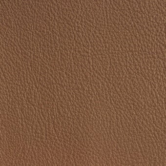 Brown leather texture with a fine, pebbled grain and matte finish, displaying subtle tonal variations for depth and a natural appearance.