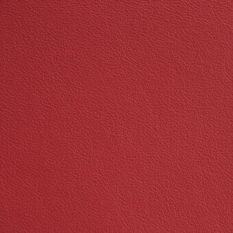 Red leather texture with a fine granular surface, matte finish, and consistent saturated color; text reads "bellavista > leather > p1.38".