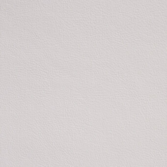 Light gray leather texture with fine grain, smooth matte finish, and consistent quality displayed against a white backdrop; text identifies material details.