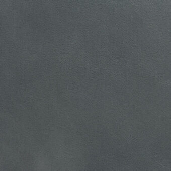 Dark gray leather texture sample with granular finish, displaying tonal variations and a matte surface; label reads “bellavista > leather > p3 c.04”.