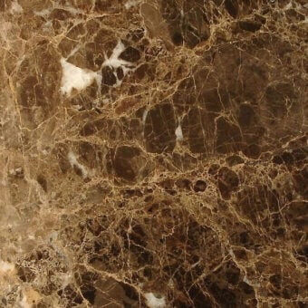 Emperador Dark Brown marble texture with swirling veins in chocolate, tan, beige, and white; polished, dense stone surface detail.