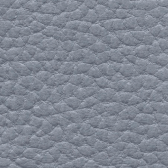 Gray eco-leather texture with dense pebble-grain pattern, exhibiting subtle tonal variations and a uniformly smooth, slightly rough surface.