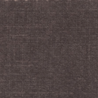 Dark brown fabric swatch displaying a granular, woven texture with horizontal striations and a distressed, weathered appearance.