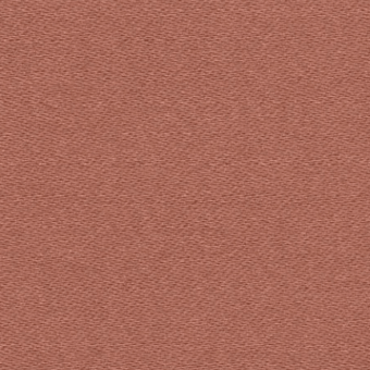 Terracotta sateen fabric sample with a woven texture, horizontal grain, and matte finish; label reads “bizzotto > cushions > fabrics b > b – sateen 8427”.
