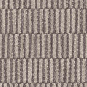 Woven taupe texture with narrow vertical ribs and heathered tones, displaying a consistent, matte, and structured repeating pattern.