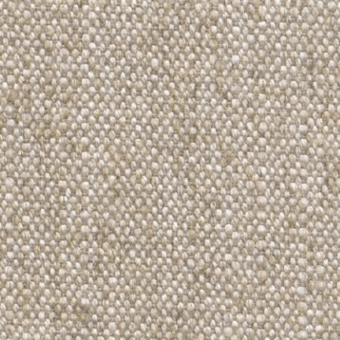 Beige woven fabric texture with a nubby surface, heathered tonal variations, and a matte finish suggesting linen or a coarse textile.
