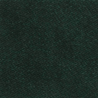 Forest green velvet fabric texture with a short pile and granular weave, displaying a consistent, muted color and diffused lighting.