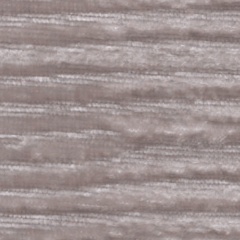 Plissé fabric sample, dusty rose tone, features consistent horizontal ridges creating a soft, matte, textured surface with tonal variations.