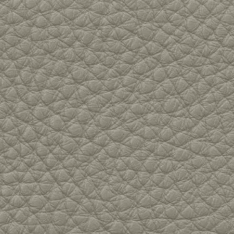 Gray quilted leather texture with a repeating rounded bump pattern, displaying a smooth, consistent surface and subtly raised finish.