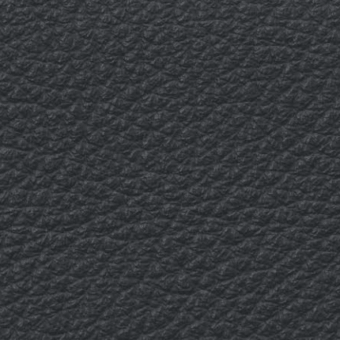 Dark gray faux leather texture with a dense, irregular pebbled pattern and matte finish, suitable for backgrounds or upholstery applications.