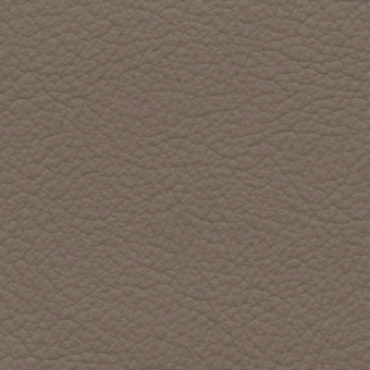 Brown leather texture with a dense, pebbled grain and matte finish, displaying warm, muted tones and organic visual complexity.