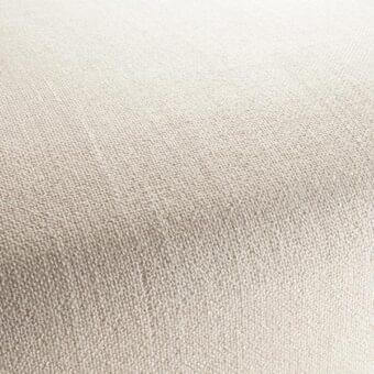 Nara Muse 091 fabric, off-white woven texture, dense looped construction, smooth matte finish for upholstery or drapery applications.
