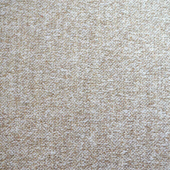 Agata fabric texture by Bolzan Letto, warm off-white linen blend with dense weave and granular matte finish.