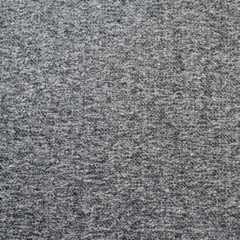 Agata fabric texture by Bolzan Letti, uniform gray with granular weave and speckled tonal variations, matte finish.