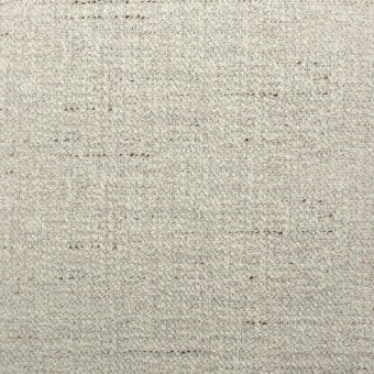 Beige woven fabric texture with horizontal and vertical linear patterns, scattered dark flecks, and a matte finish, likely a natural fiber.
