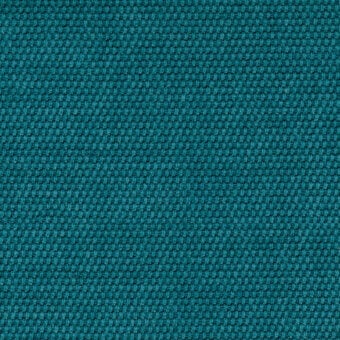 Cosme fabric E243 by Bolzan Letto, teal woven textile with dense square knots and heathered tonal variations, uniform texture.