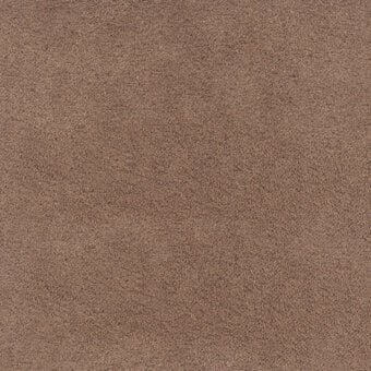 Novabuk fabric texture, medium brown, dense short pile with subtle tonal variations and matte finish.