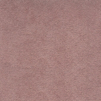 Novabuk fabric sample, rose-brown woven texture, short-pile with matte finish, labeled “bolzan letti” and material code “53”.