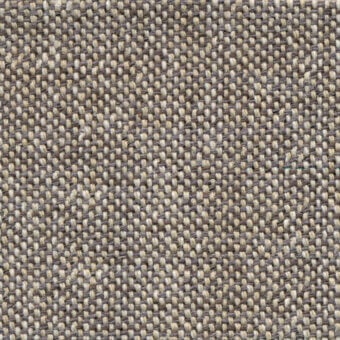 Basketweave fabric sample, gray and beige tones, dense textured weave with a matte finish and uniform grid pattern.