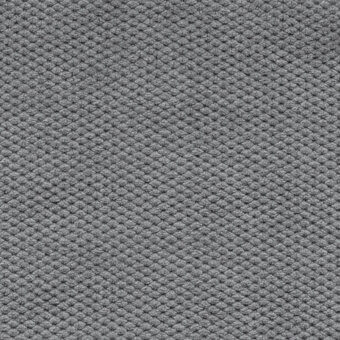 Bolzan Lettti velvet texture, code 608, displays a uniform gray rounded node pattern in a grid, with subtle tonal variations.