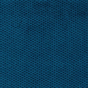 Deep teal velvet fabric texture with a dense pattern of small, raised circular tufts and a consistent, plush surface.