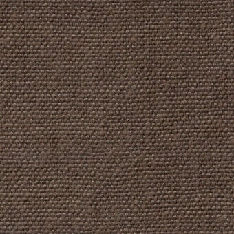 Capri fabric sample, medium brown woven texture, dense nubby plain weave with subtle grid pattern, Bolzan Letto fabric (plus) collection.