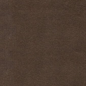 Brown fabric swatch from Bolzan Lettti collection, featuring a dense, matte texture and uniform color with subtle tonal shifts; model e003.