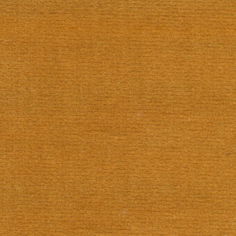 Mustard yellow fabric swatch displaying a dense linear weave and tactile texture, with visible fibers and a consistent, even coloration.