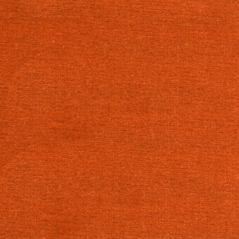 Orange fabric swatch with a dense woven nap, showcasing Bolzan Lettti’s Regal E012 texture from the fabric (plus) collection.