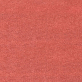 Terracotta fabric swatch displaying a woven texture, granular surface, and consistent matte tone with subtle color variations throughout.