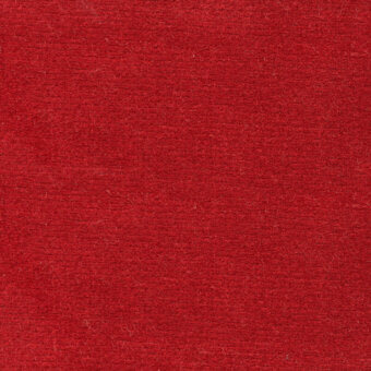 Red woven fabric swatch with a matte finish and tight weave, displaying subtle tonal variations; Bolzan Letti e016 textile sample.