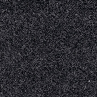 Dark gray looped pile fabric texture, close-up with curled strands, uniform surface, studio lighting, Bolzan Lettti St Moritz 162.