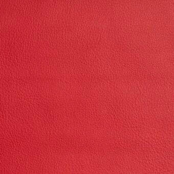 Red leather texture sample with a fine, pebbled grain, vibrant orange-toned hue, and smooth consistent surface; identified as secret (800) 332.