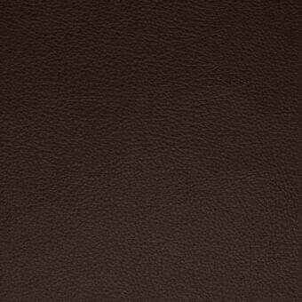 Dark brown leather texture with fine grain and subtle creases, matte finish, displaying natural tonal variations and a dense woven structure; bonaldo label.